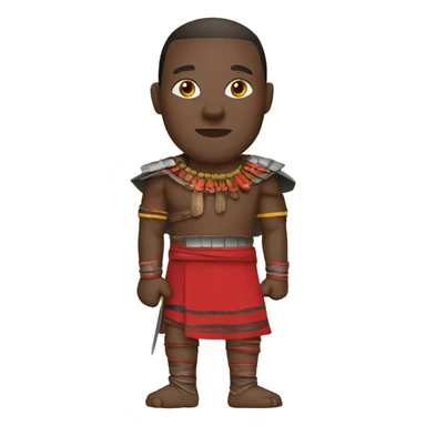 kenya-maasai warrior sticker