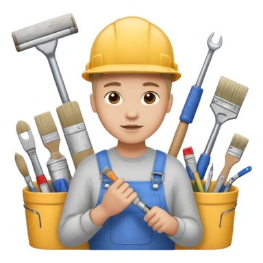 renovating apartment sticker