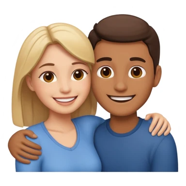 sarılan iki insan sticker