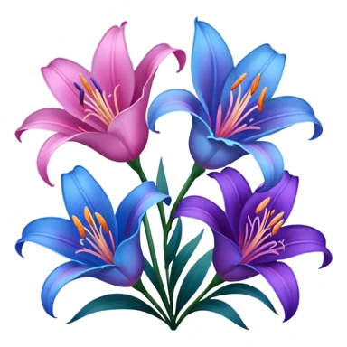 pink purple and blue lillie’s  sticker