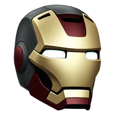 Iron man helmet sticker