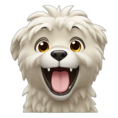 animal comadreja riendo sticker