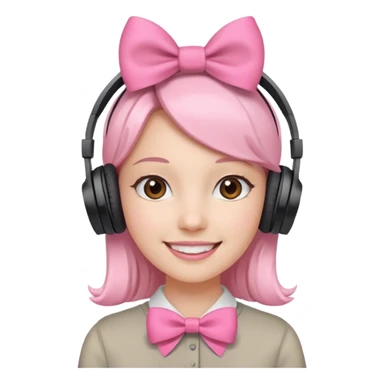 🤭💗🎧🎀 sticker