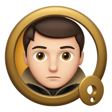 Spy Looking Through A Keyhole sticker