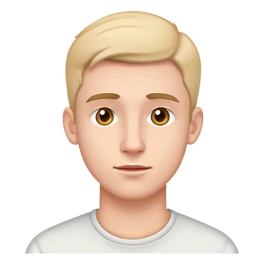 young man hearing impairment sticker