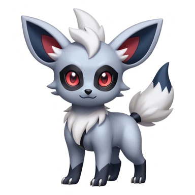 Cool Cute Kawaii Absol-Zorua-Umbreon-Pokemon Full Body  sticker