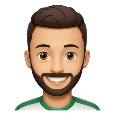 Realistic emoji of Bruno Fernandes sticker
