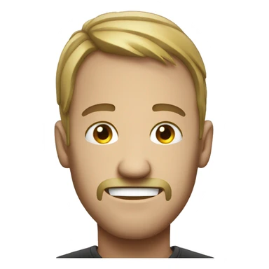 Standard emoji face of someone who just got pwned by a hacker sticker