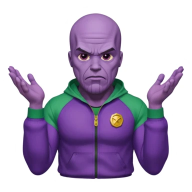 thanos from squid gam the k drama sticker