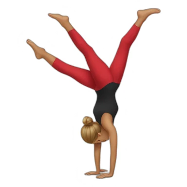Handstand sticker