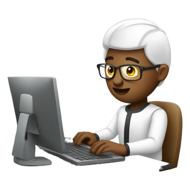 Web developer at work sticker