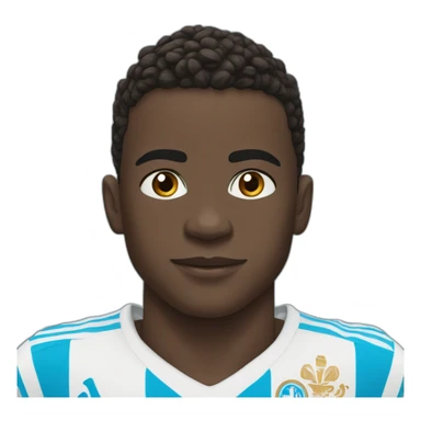 Young Basile Boli Olympique de Marseille sticker
