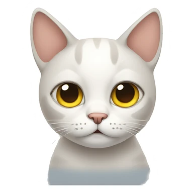 cat with tears sticker