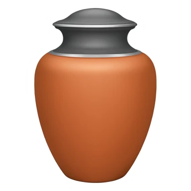grey funeral urn
 sticker