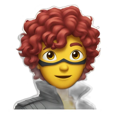 flash from dc series cartoony vibe sticker