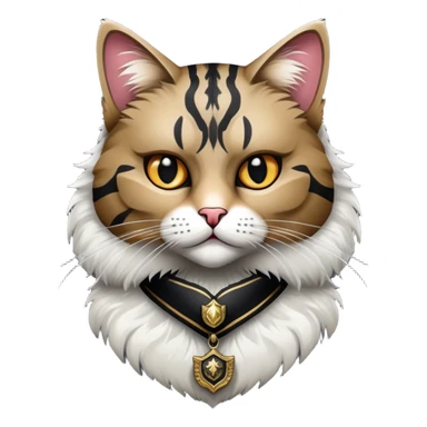 a fany cat at call of duty black ops style sticker