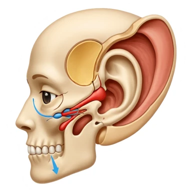ear anatomy sticker