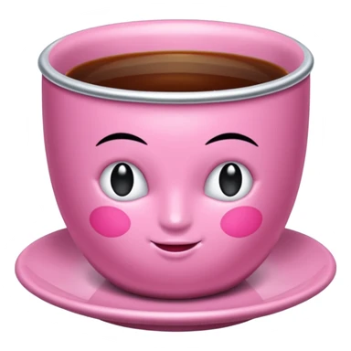 pembe çaydanlık sticker