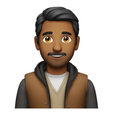 random indian guy  sticker