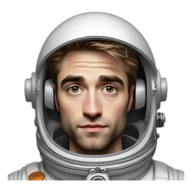 robert pattinson astronaut sticker