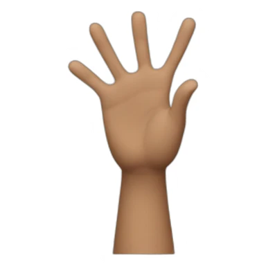 3 arms raised high sticker