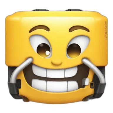 happy charging battery sticker