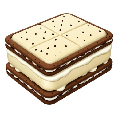 ice cream sandwich emoji sticker