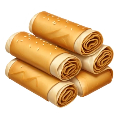 Spring Rolls in the bin  sticker