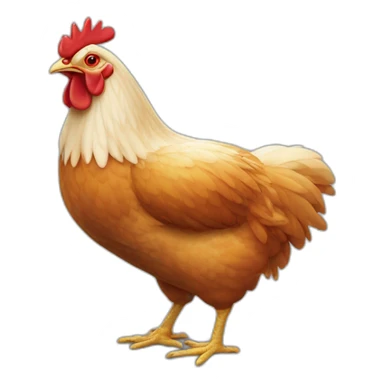 Le poulet c trop bon sticker
