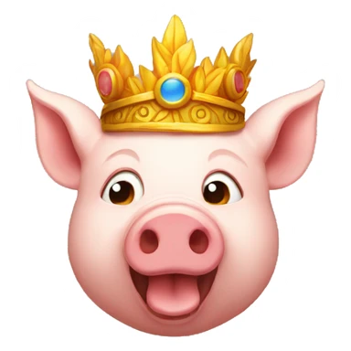 sun god pig sticker