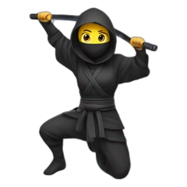 Un ninja avec le bras sur l'épole de mabel de fravity falls sticker