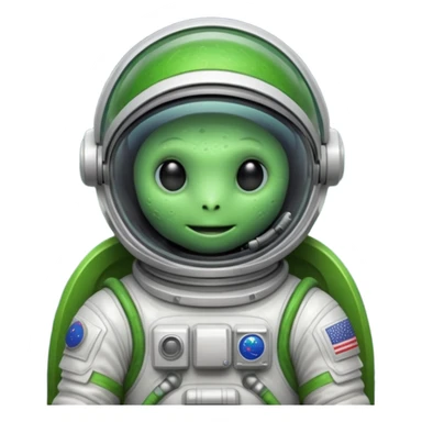 slime alien Astronaut sticker