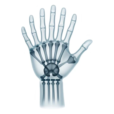 wrist xray  sticker