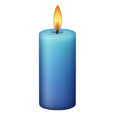 Decorative Wax Candle colored  sticker