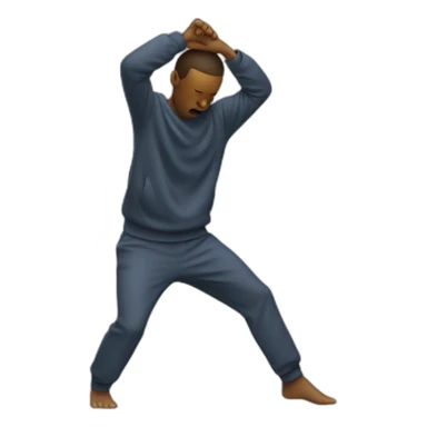 person doing a Dab  sticker