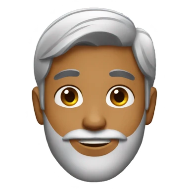 Handsome indian boy with beard sticker