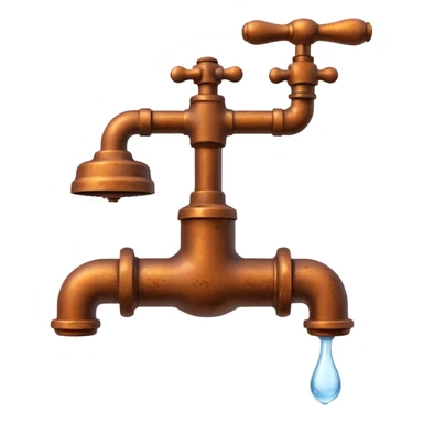 rusty faucet sticker