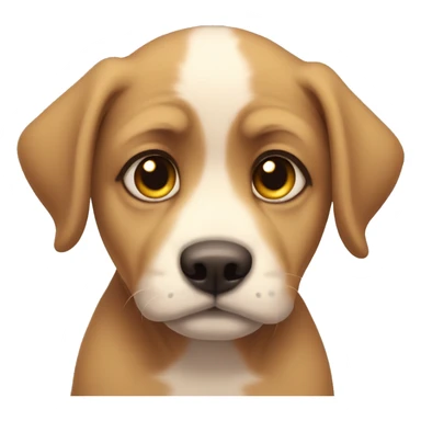 Sad puppy eyes sticker