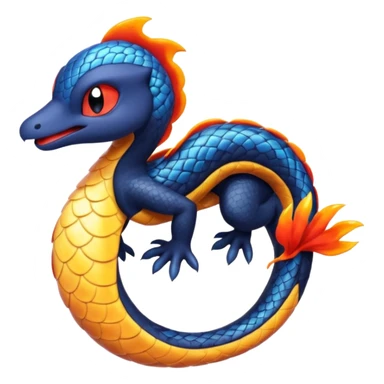 Salandit-Piplup-Seviper-fusion sticker