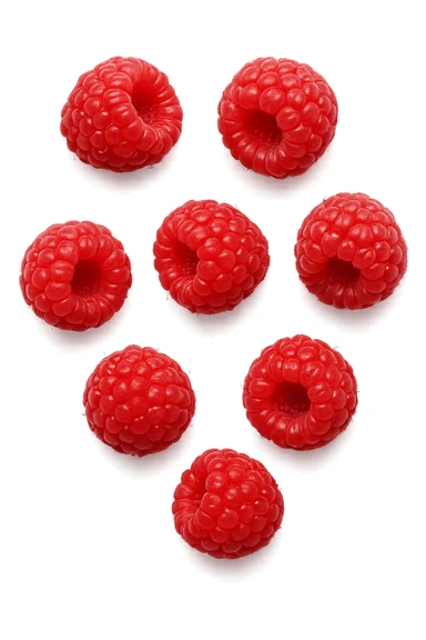 lamponi visti dall'alto sticker