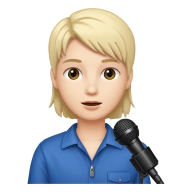 Créer un avatar qui est face à un caméra avec des micros sticker