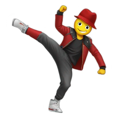 Mes Chevalier breakdancing sticker