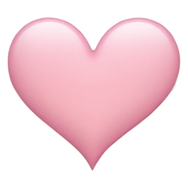 Light pink heart  sticker