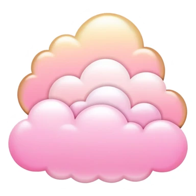 Divine ethereal Romantic pink-goldpastel lush gradients aesthetic sticker