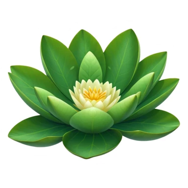 Water lily leaf (leaf only) sticker