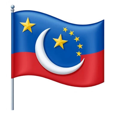 East turkestan flag sticker