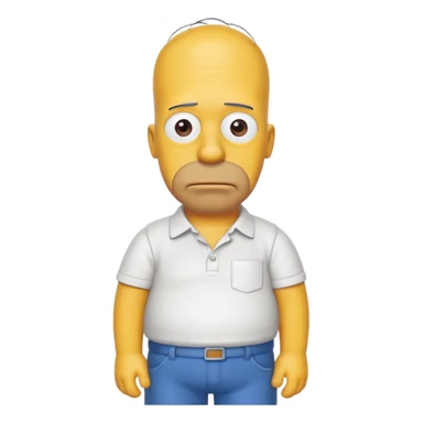 the simpsons, Different every character, only one at a time. sticker