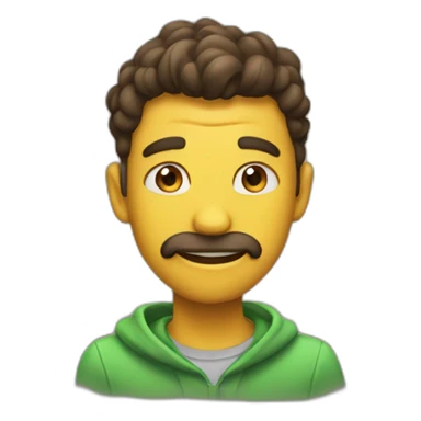 emoji caca feu sticker