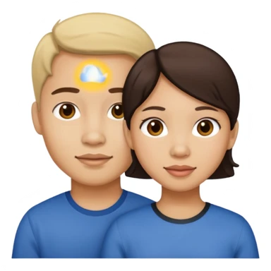 Filipino female with a light skin male sticker