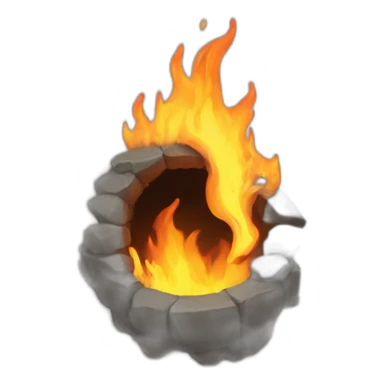 hole in the fire sticker